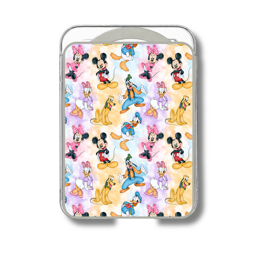 MagSafe card holder- Colorful print mice