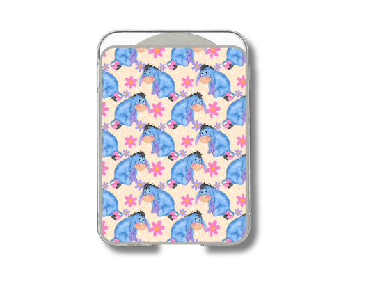 MagSafe card holder- Cute blue donkey