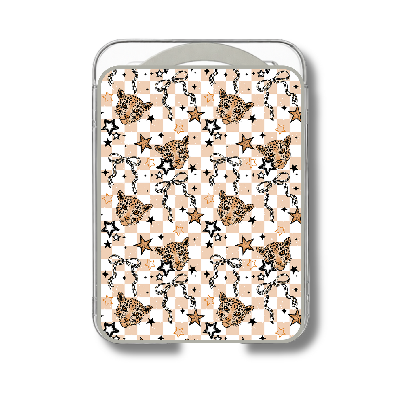 MagSafe card holder- Cheetah bows