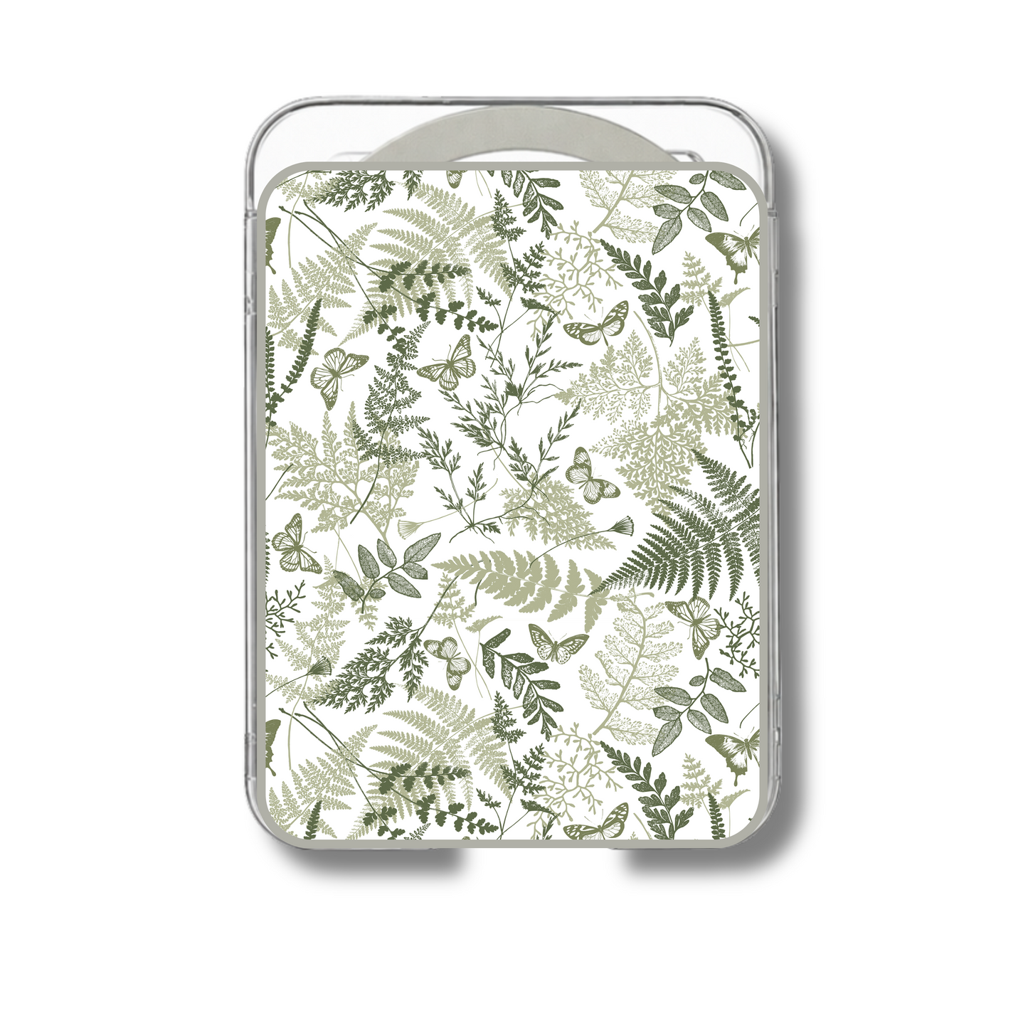 MagSafe card holder- Sage green florals