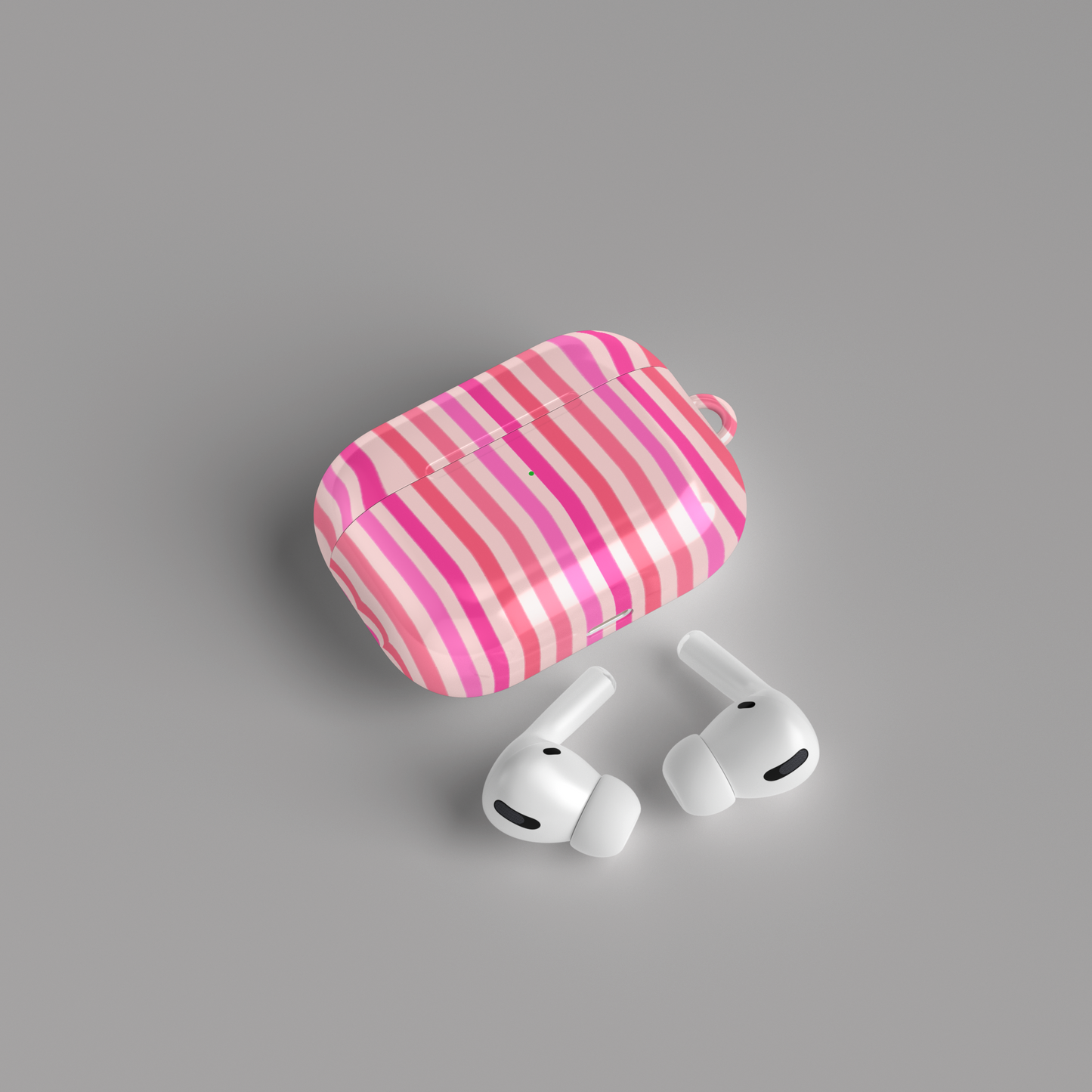 AirPods case - Pink stripes