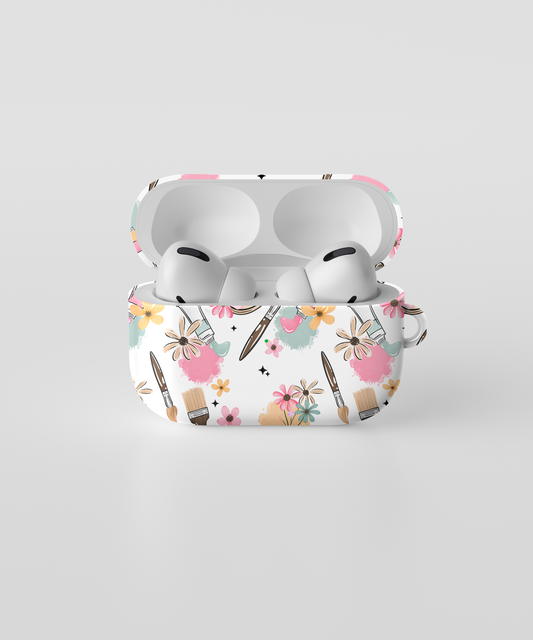AirPods case - Paint your own dreams florals