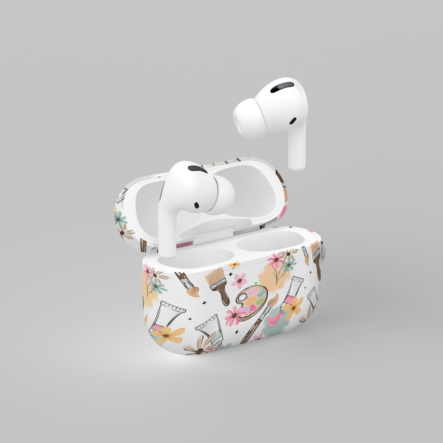 AirPods case - Paint your own dreams florals