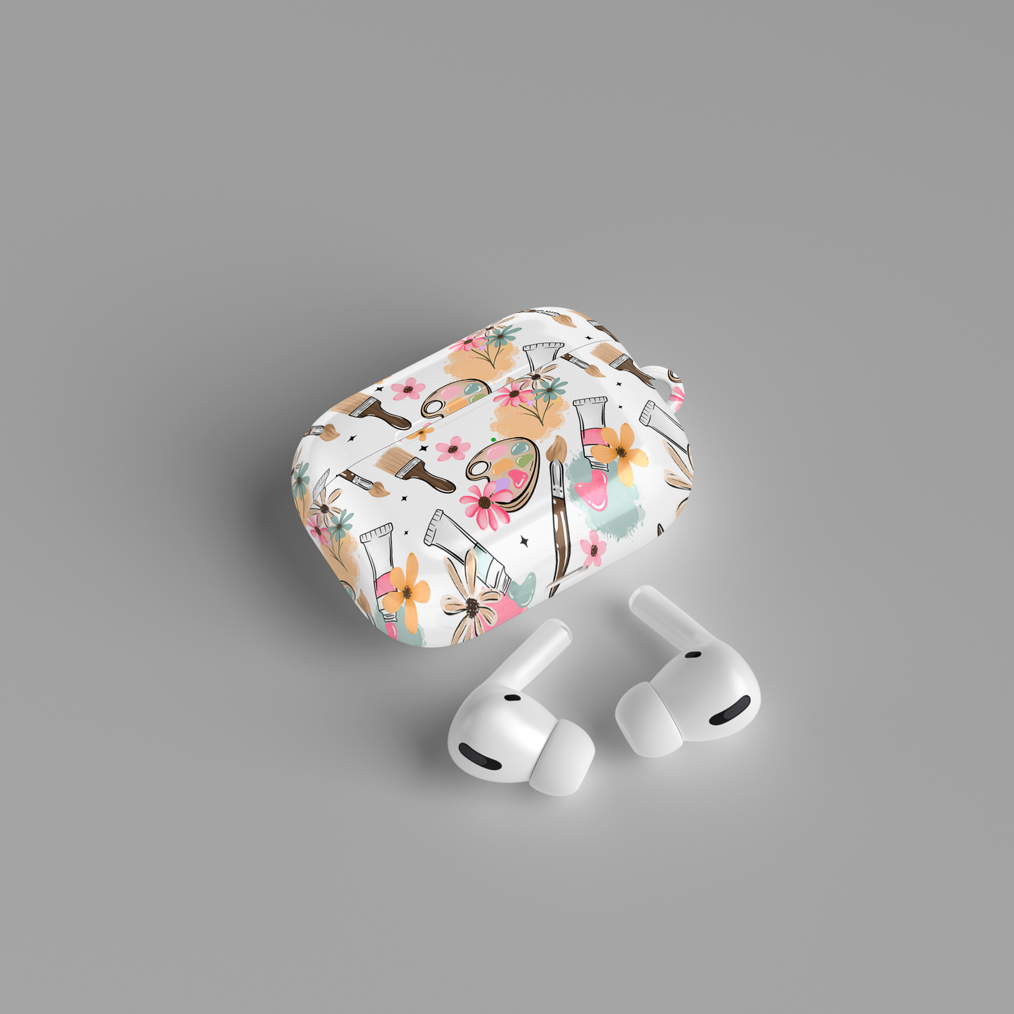 AirPods case - Paint your own dreams florals