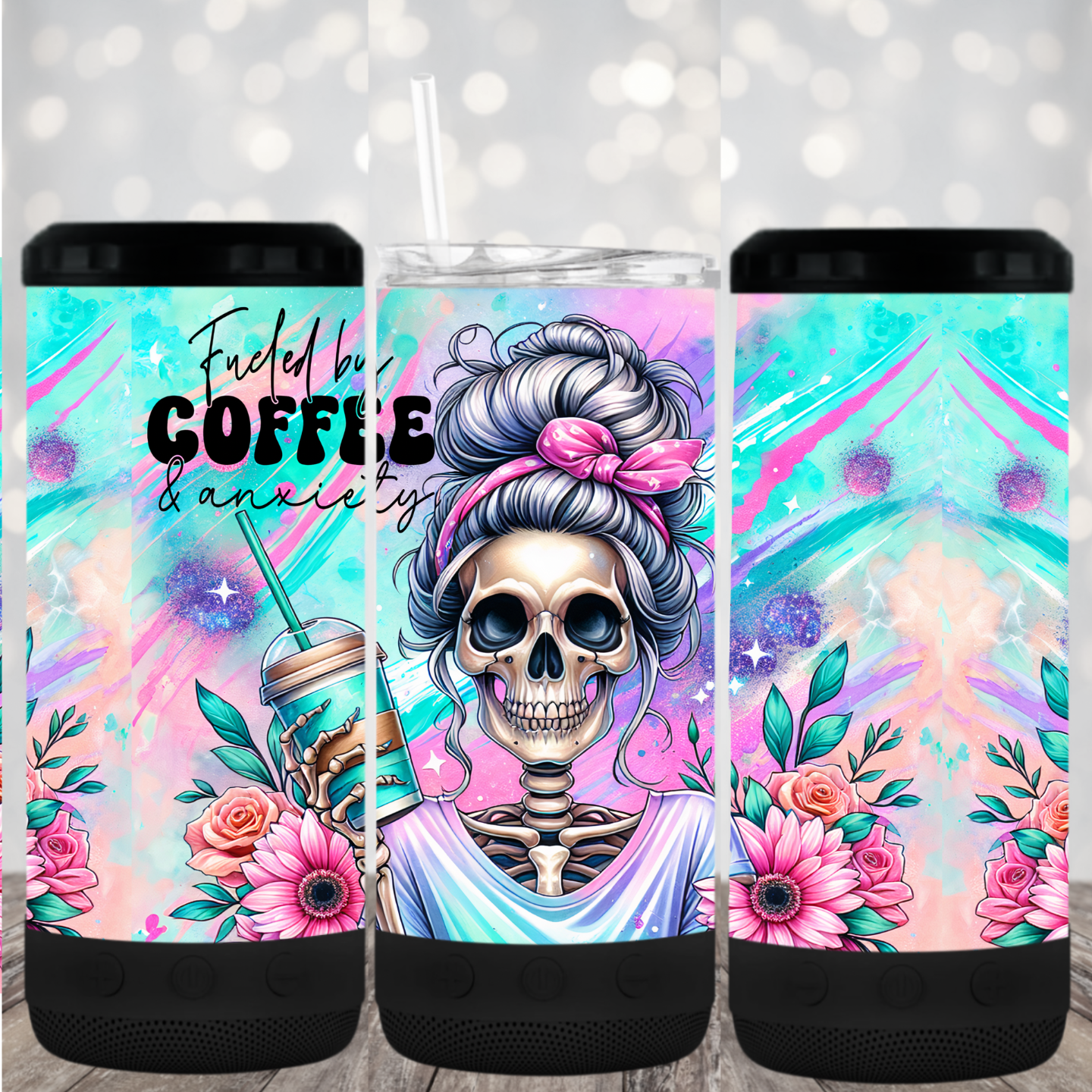 4 in 1 Tumbler with Bluetooth speaker- #11