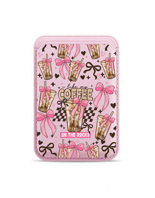 New MagSafe card holder - Pink* I like my coffee on the rocks