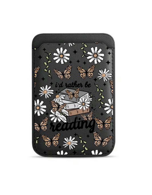 New MagSafe card holder - Black * I'd rather be reading