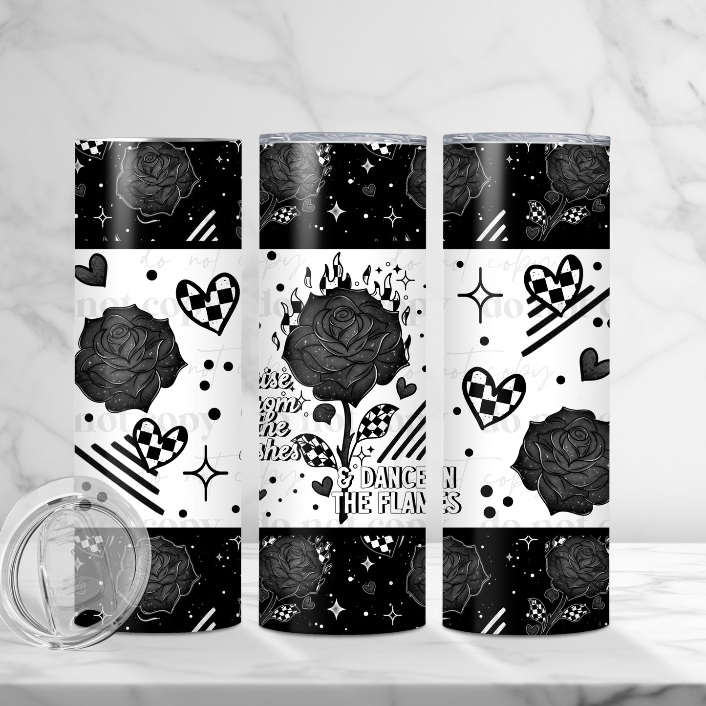 20oz Tumbler- Dance in the flames