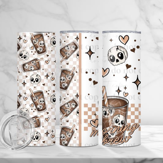 20oz Tumbler- Morning brew - Brown