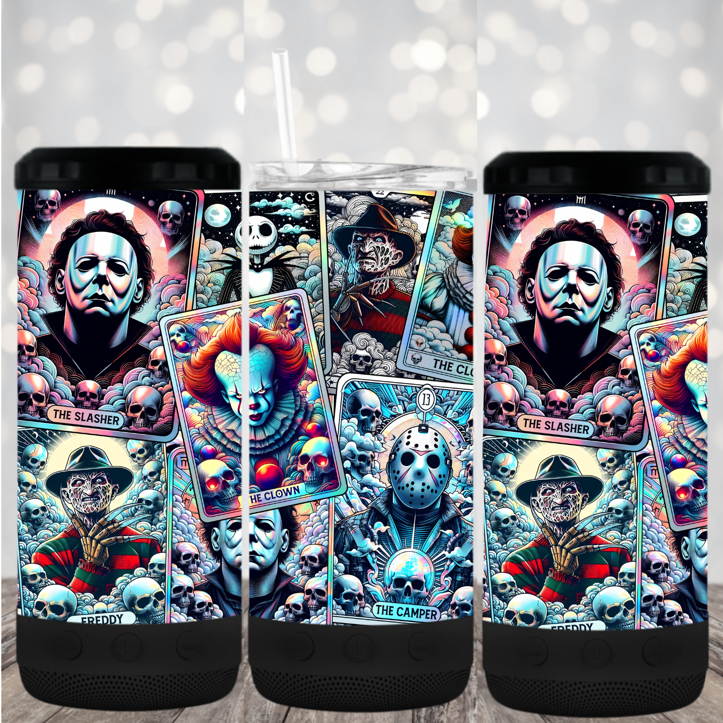 4 in 1 Tumbler with Bluetooth speaker- #38