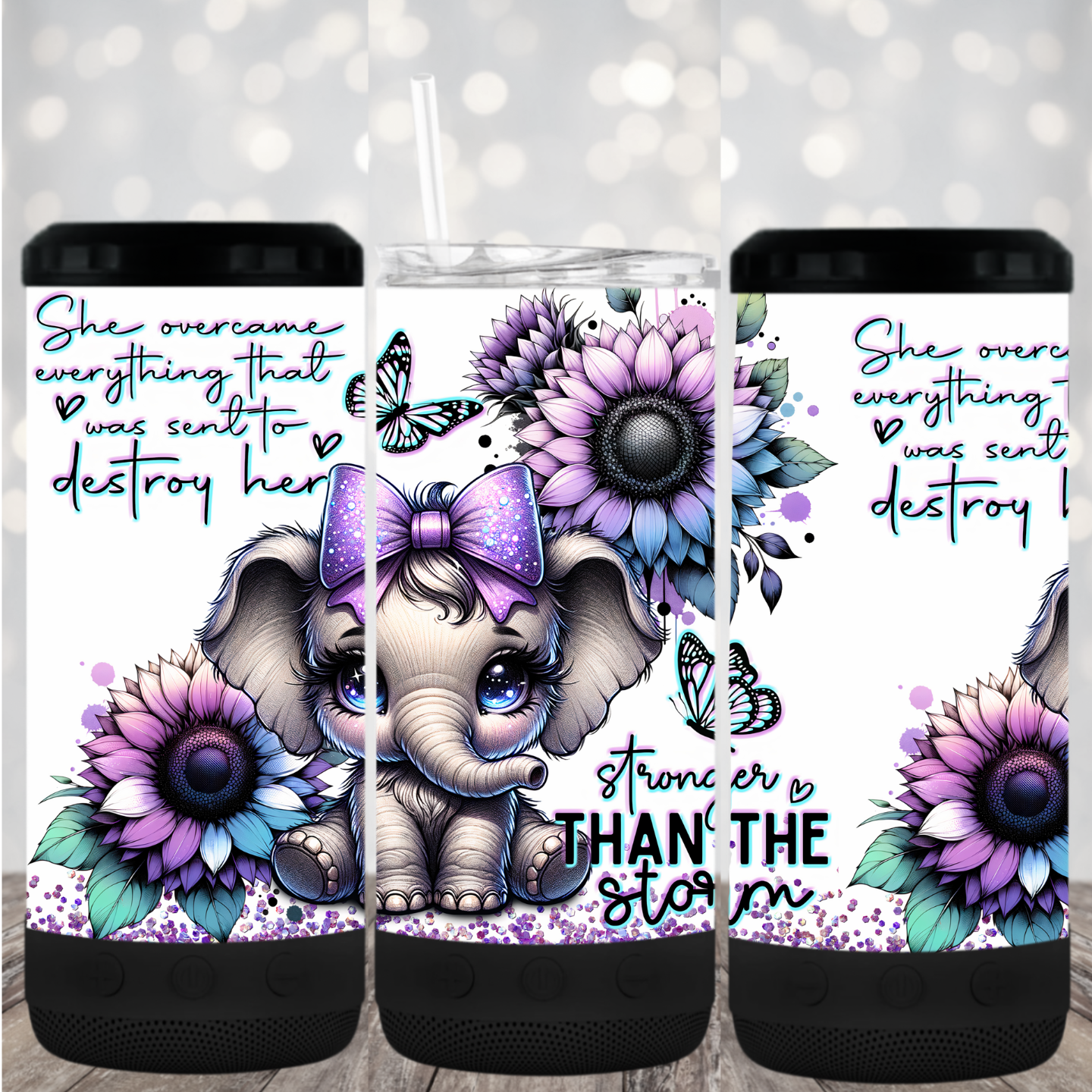 4 in 1 Tumbler with Bluetooth speaker- #41