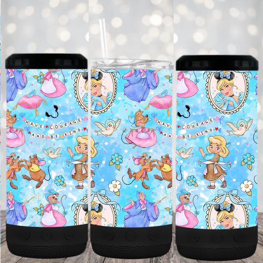 4 in 1 Tumbler with Bluetooth speaker- #56