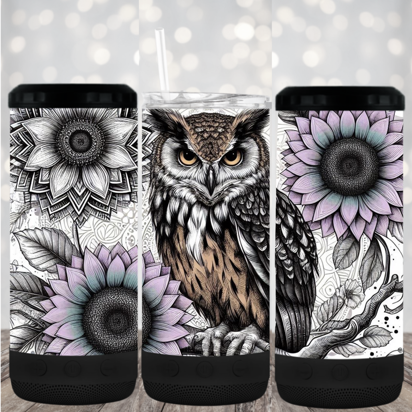 4 in 1 Tumbler with Bluetooth speaker- #69