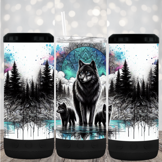 4 in 1 Tumbler with Bluetooth speaker- #71