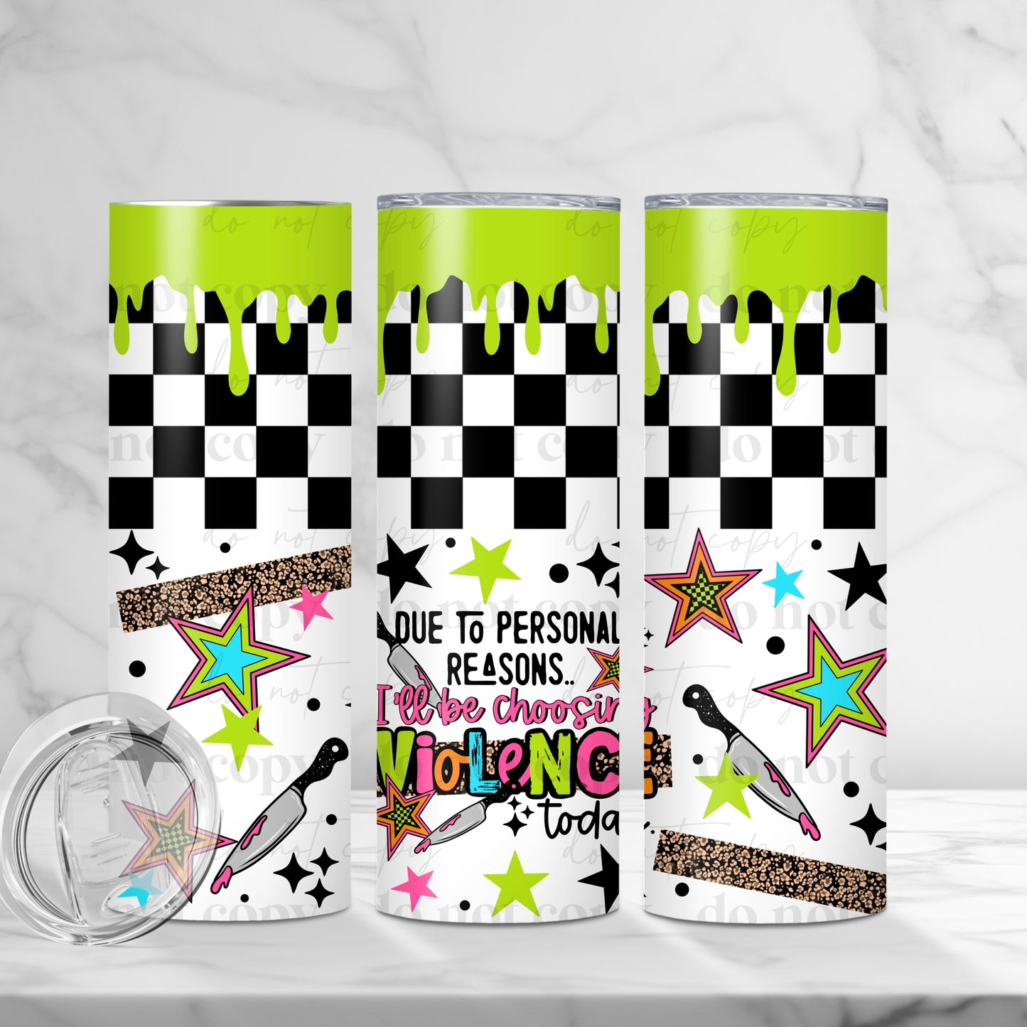 20oz Tumbler- Violence