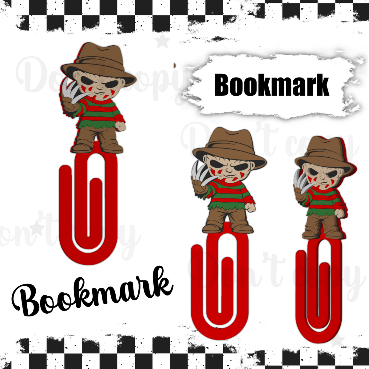 3D Printed Bookmarks - ELM Street