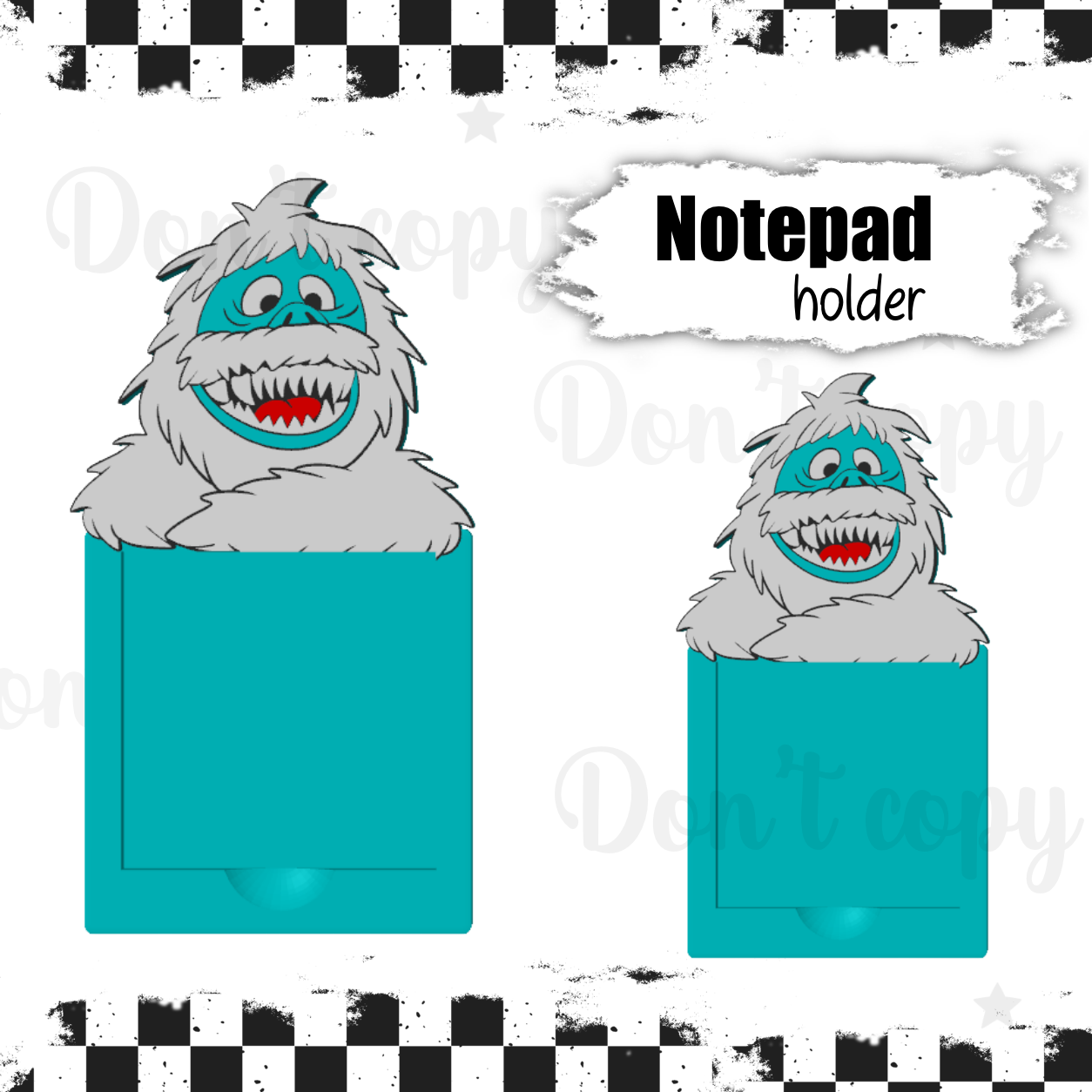 3D Printed notePad holder- Bumble