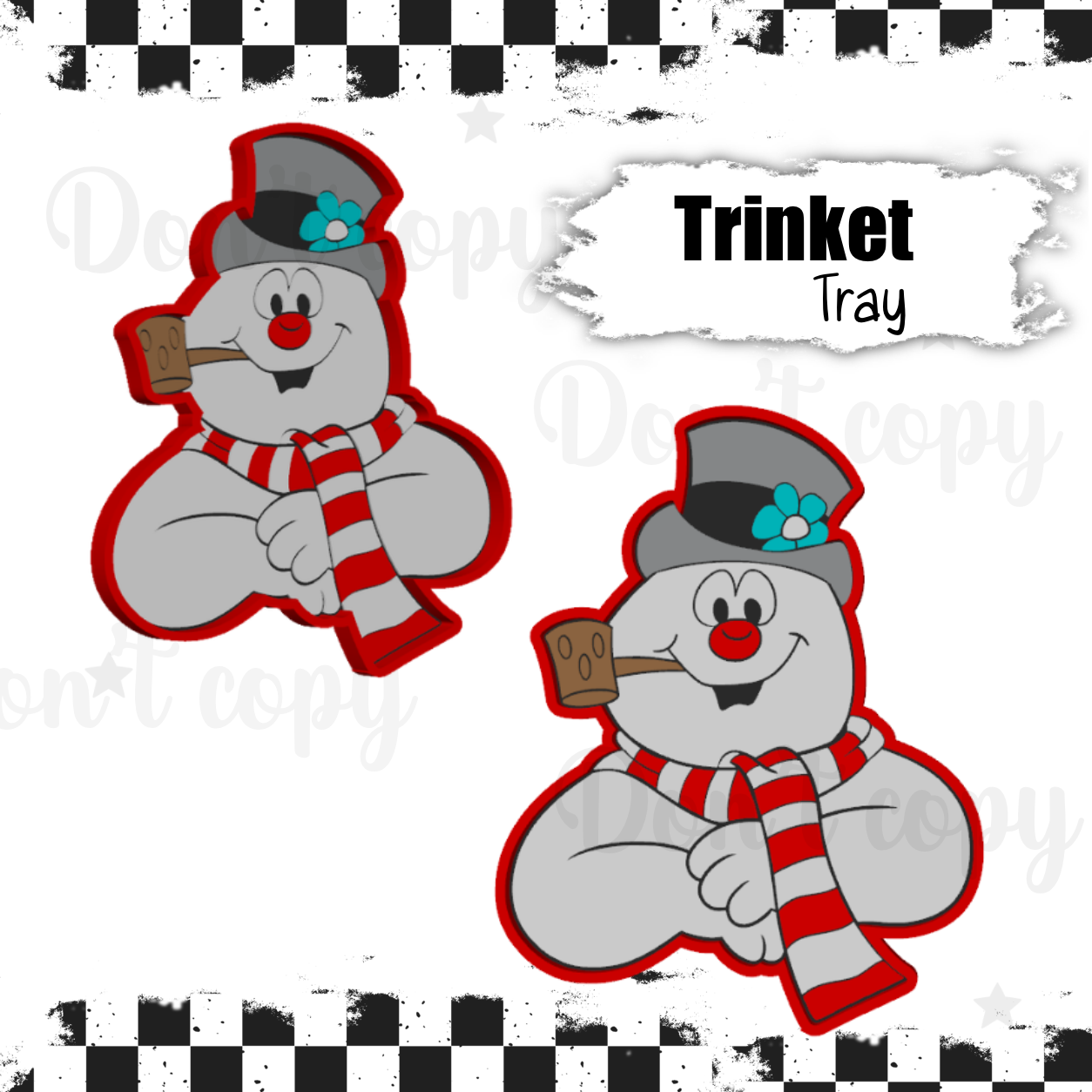 3D Printed Trinket trays - Frosty