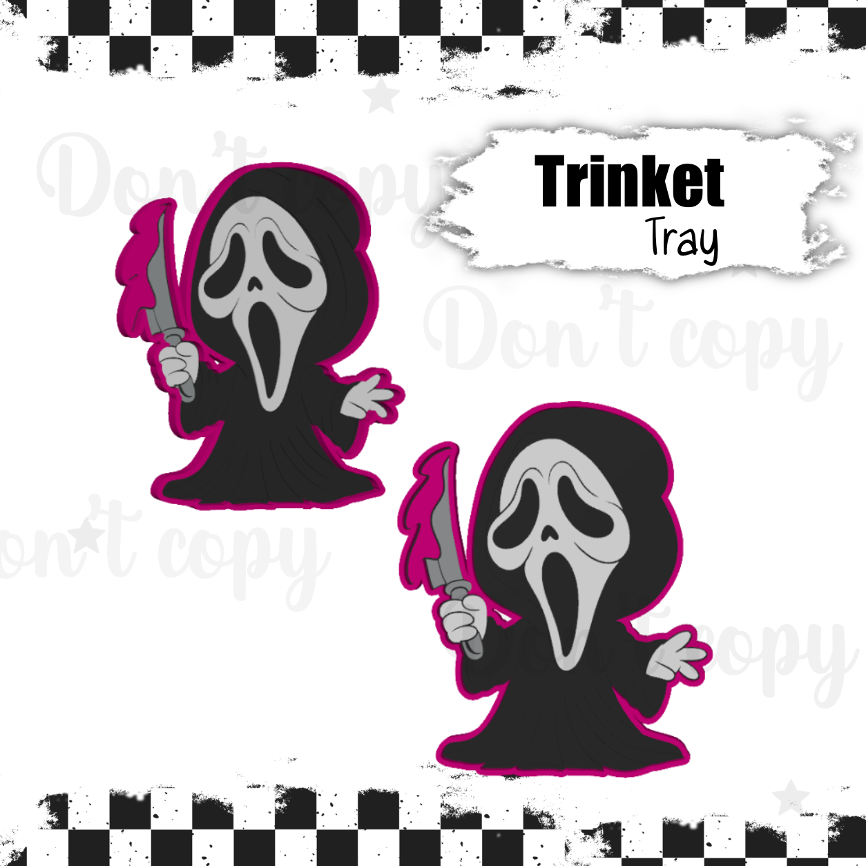 3D Printed Trinket trays - Ghost F