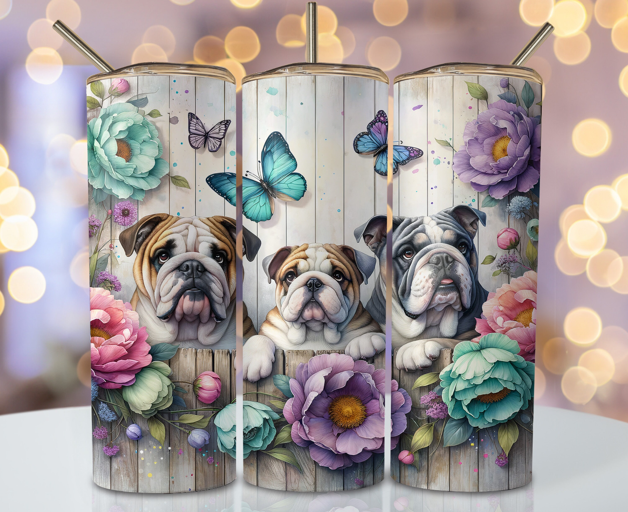 20oz Tumbler- Bulldogs