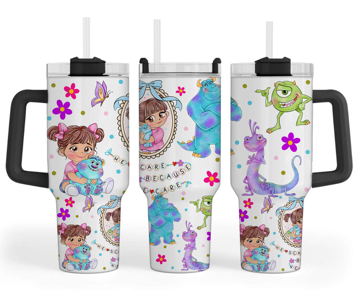 40oz Tumbler- Monsters