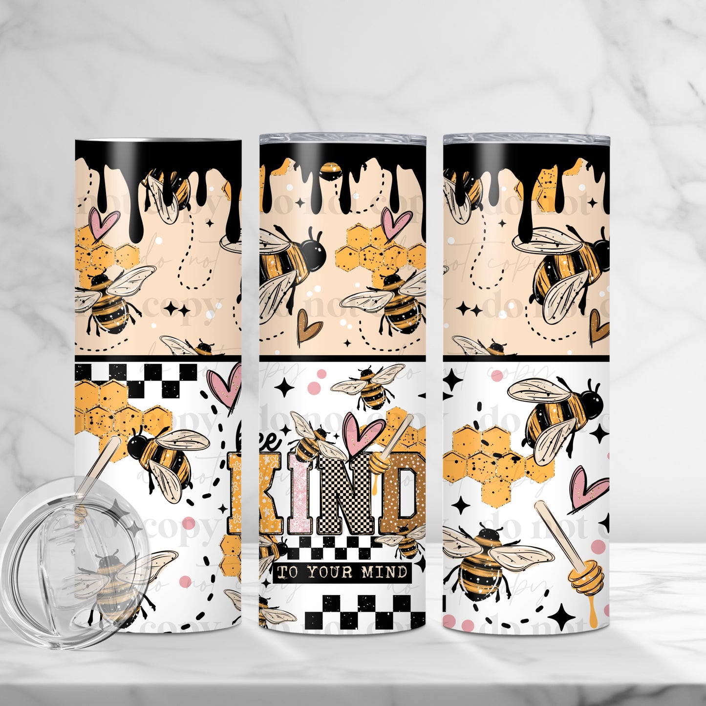 20oz Tumbler- Be kind to your mind