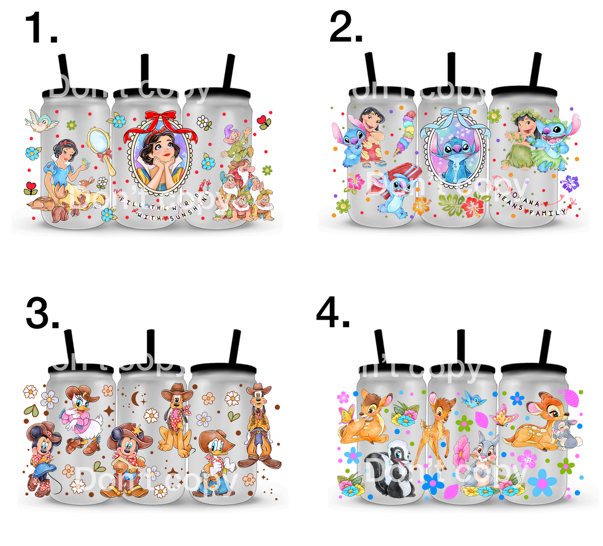 Build your own 16oz Snow Globe glitter tumbler