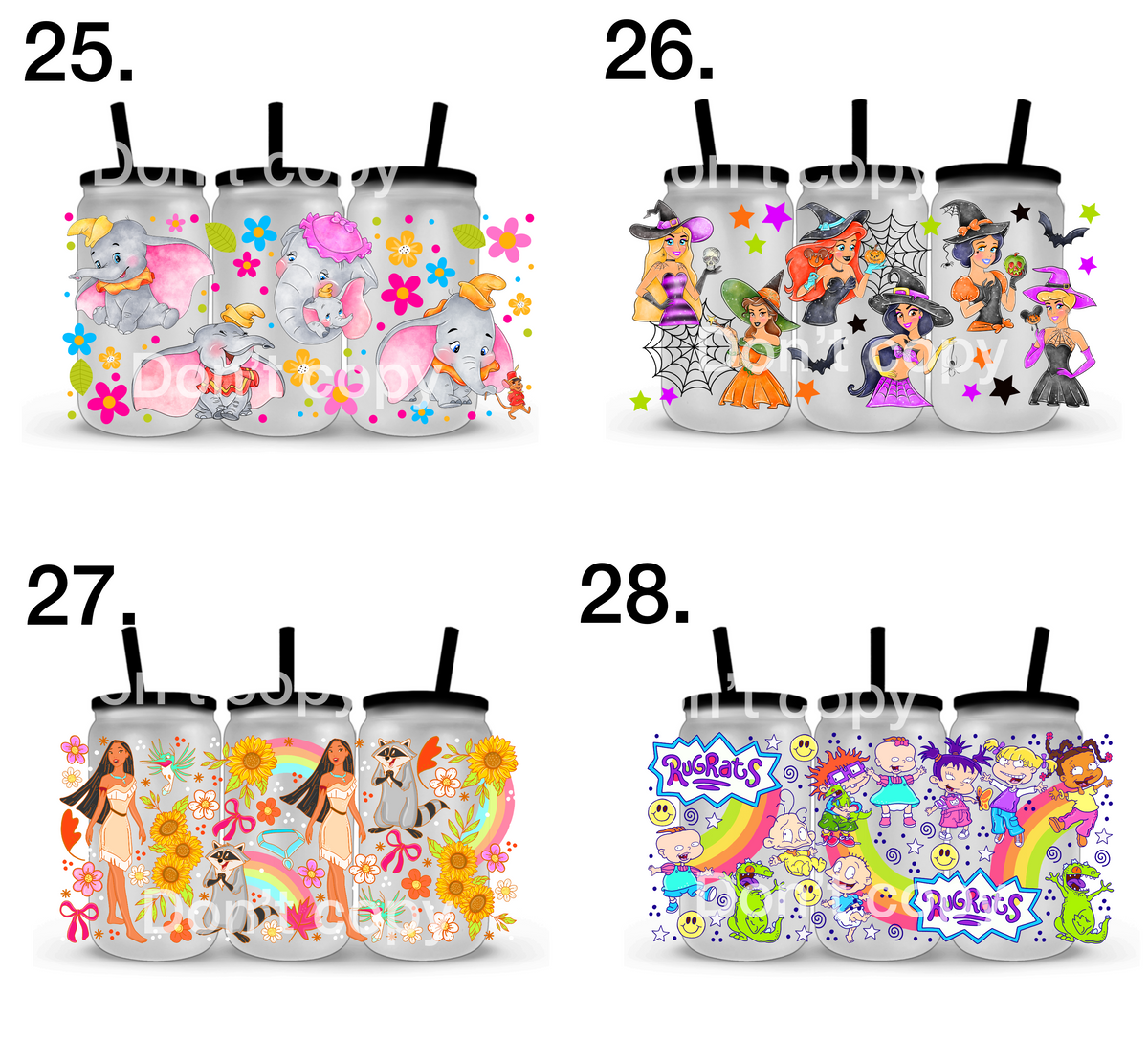 Build your own 16oz Snow Globe glitter tumbler
