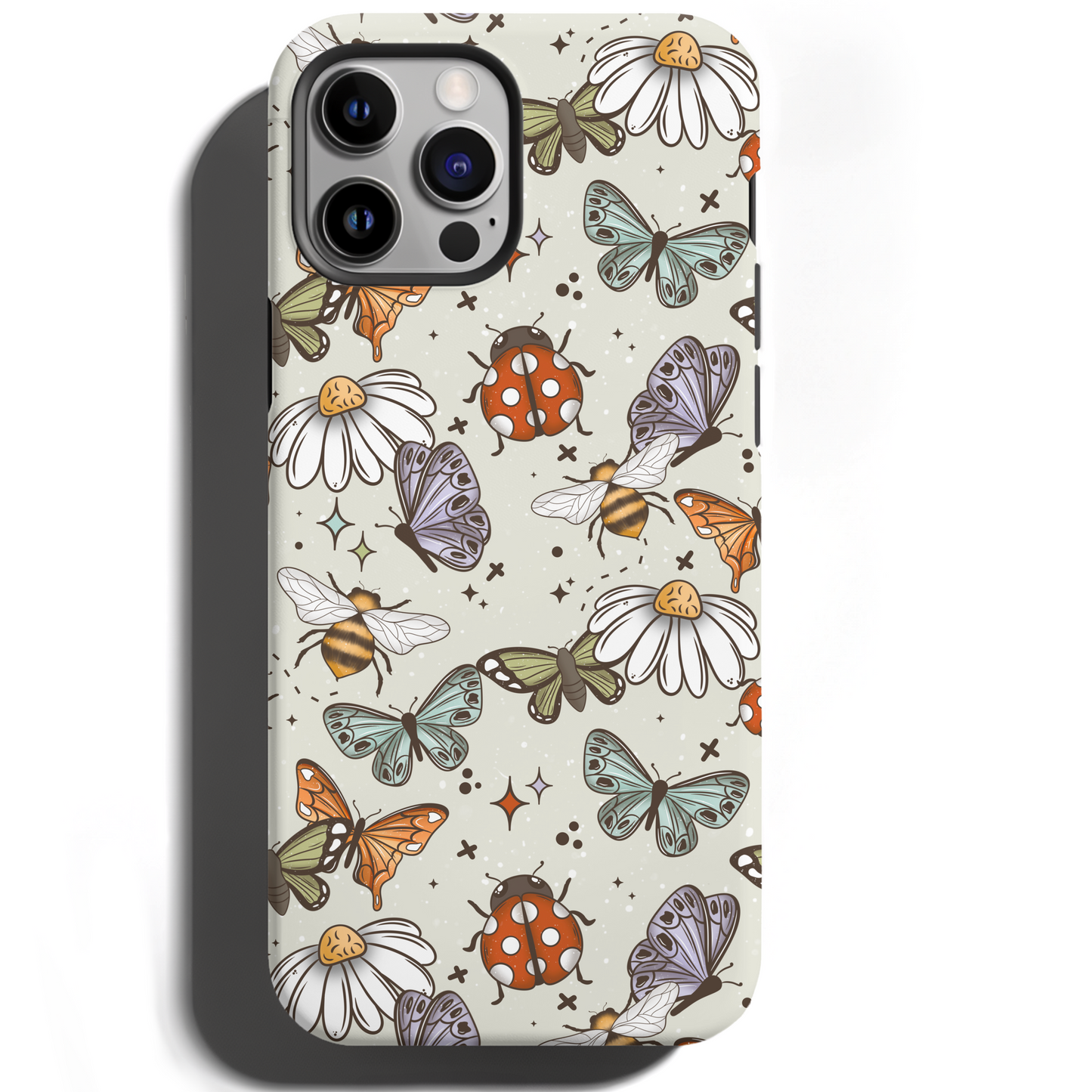 MagSafe Tough Phone case - Lady bug florals