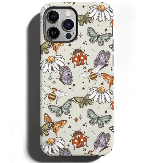 MagSafe Tough Phone case - Lady bug florals