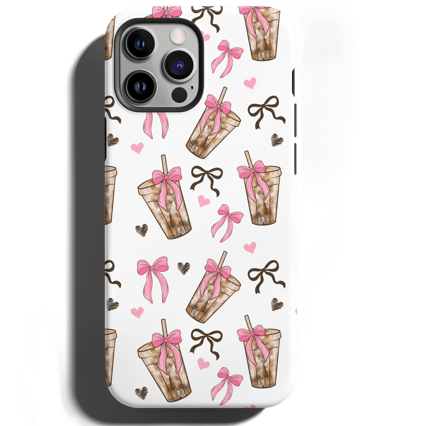 MagSafe Tough Phone case - Iced coffee coquette