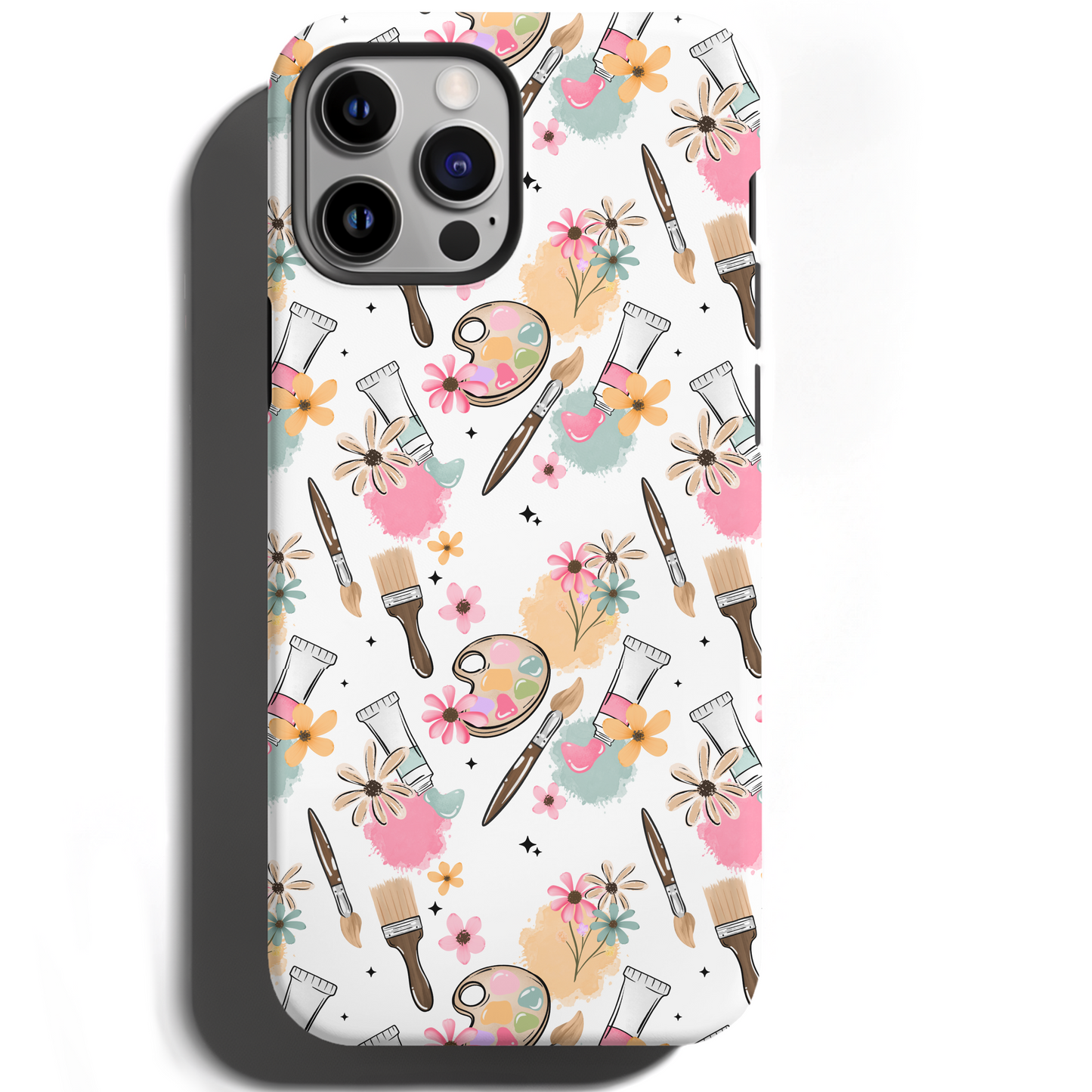 MagSafe Tough Phone case - Paint your own dreams florals
