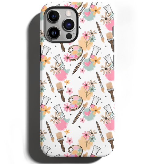 MagSafe Tough Phone case - Paint your own dreams florals