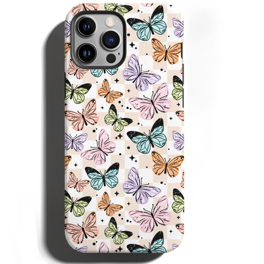 MagSafe Tough Phone case - Colorful butterflies