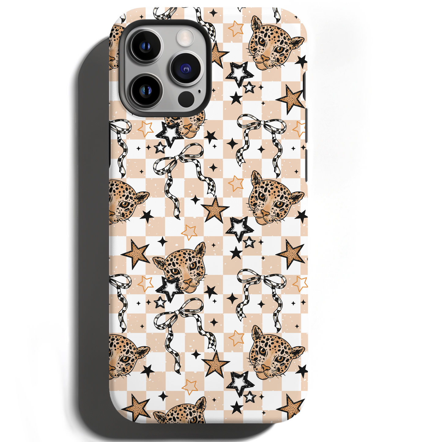 MagSafe Tough Phone case - Cheetah bows