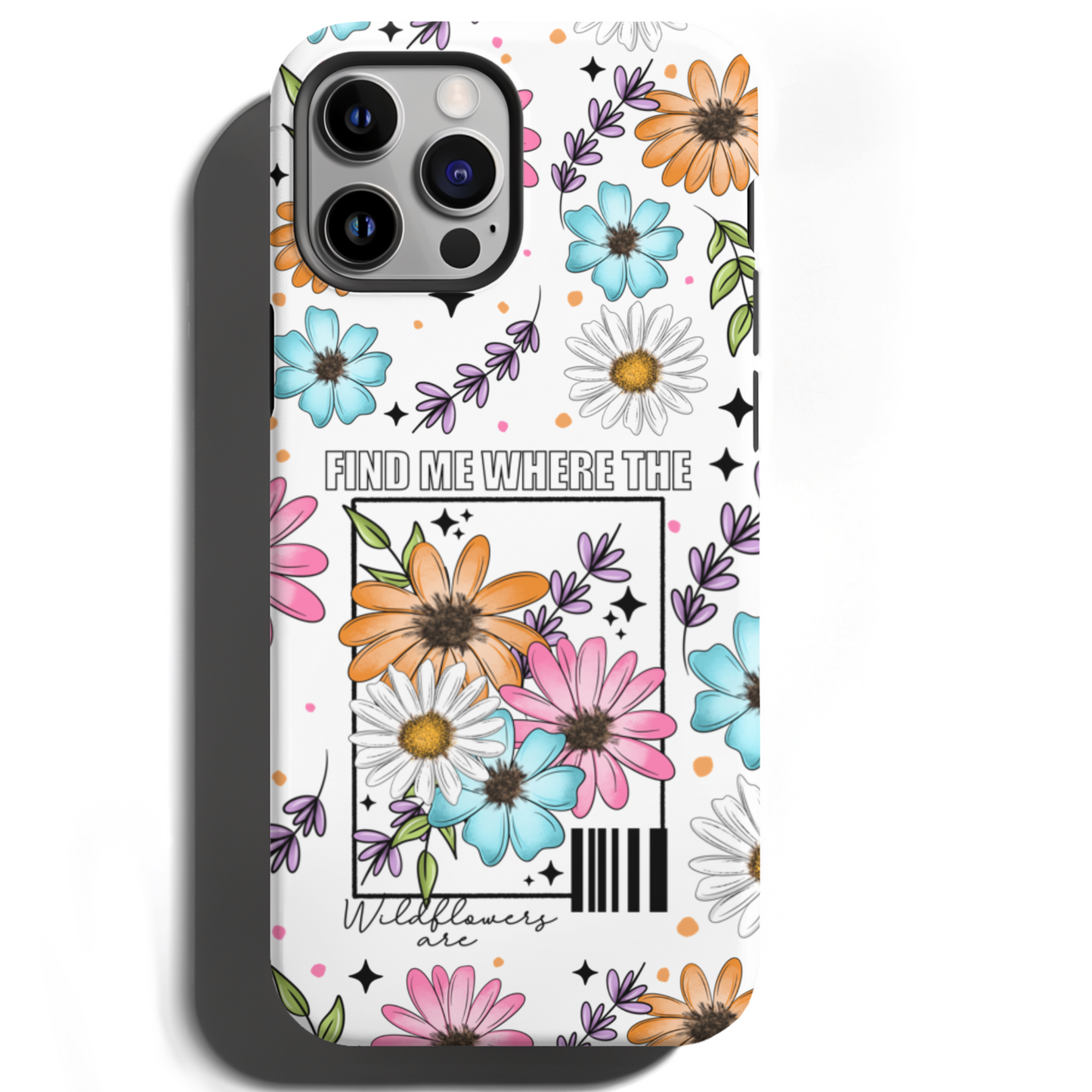 MagSafe Tough Phone case - Find me where the wildflowers are