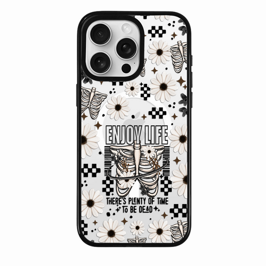 Clear MagSafe Phone case- Enjoy Life