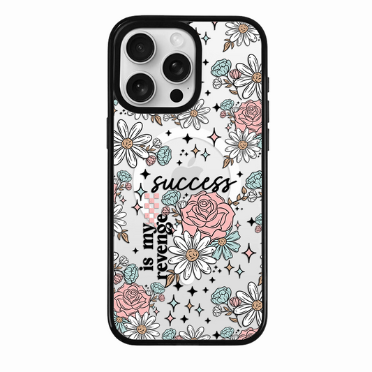 Clear MagSafe Phone case- Success is my revenge