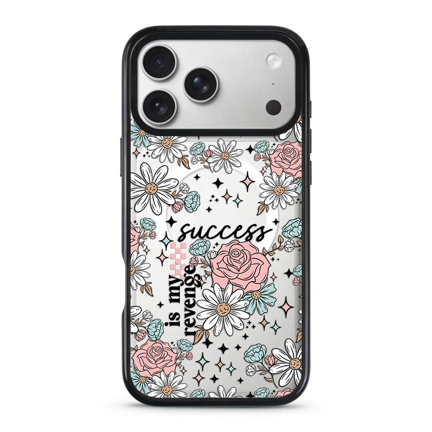 Clear MagSafe Phone case- Success is my revenge