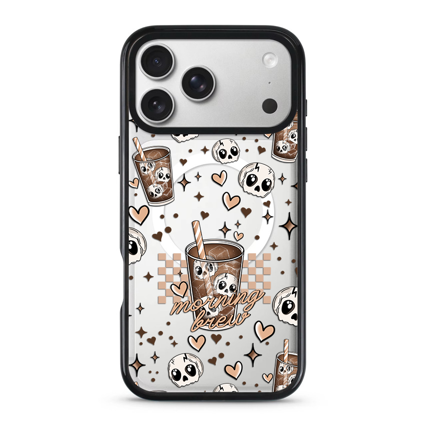 Clear MagSafe Phone case- Morning brew