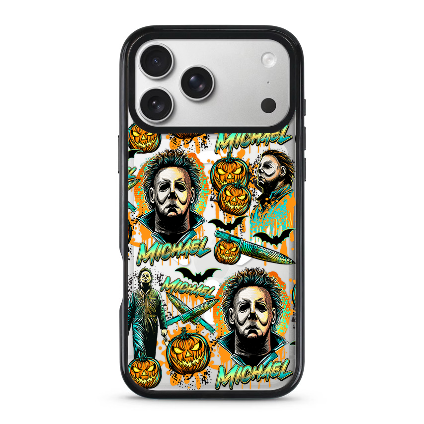Clear MagSafe Phone case- Halloween M