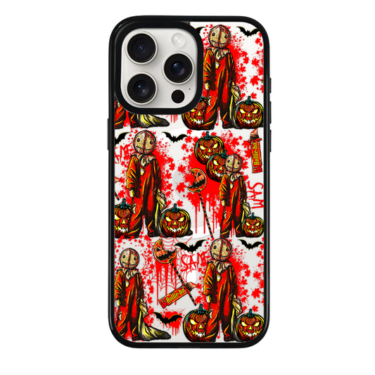 Clear MagSafe Phone case- Pumpkin man