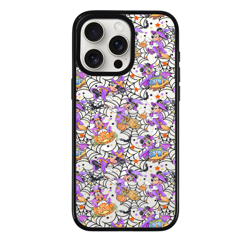 Clear MagSafe Phone case- Halloween Mouse friends