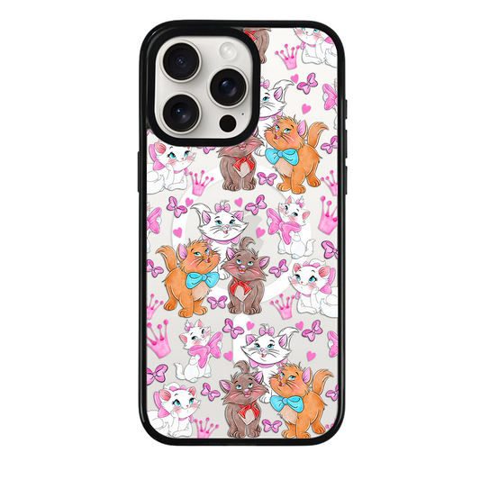Clear MagSafe Phone case- Cute cats