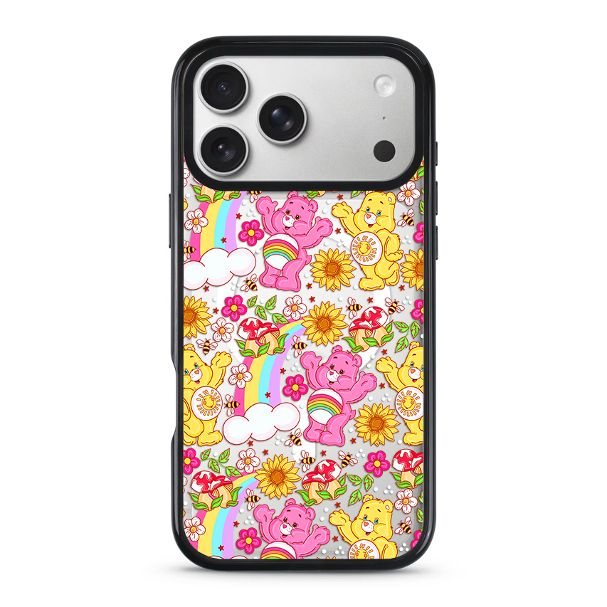 Clear MagSafe Phone case- Rainbow Bears