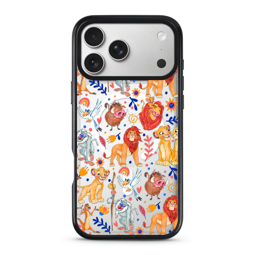Clear MagSafe Phone case- African animals