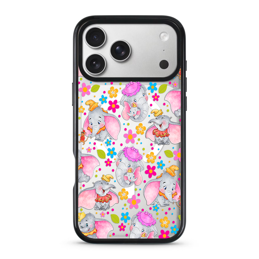 Clear MagSafe Phone case- Cute Elephant