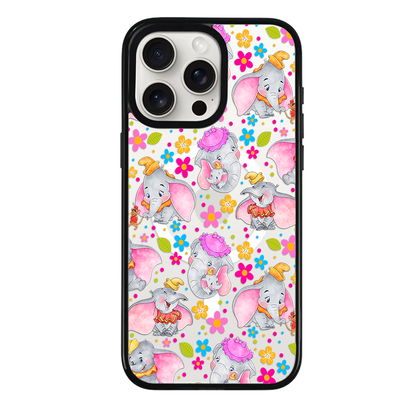 Clear MagSafe Phone case- Cute Elephant