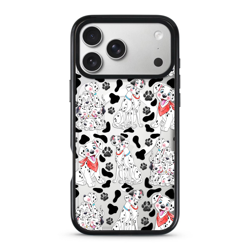 Clear MagSafe Phone case- Dalmations