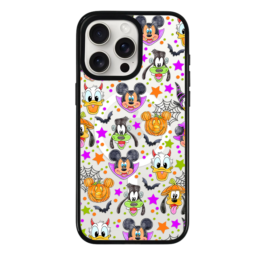 Clear MagSafe Phone case- Halloween Mouse friends 3
